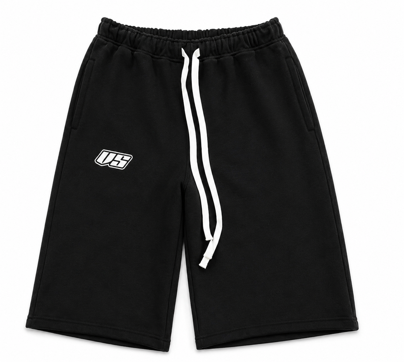 VILSAINT BLACK 3/4 SHORTS